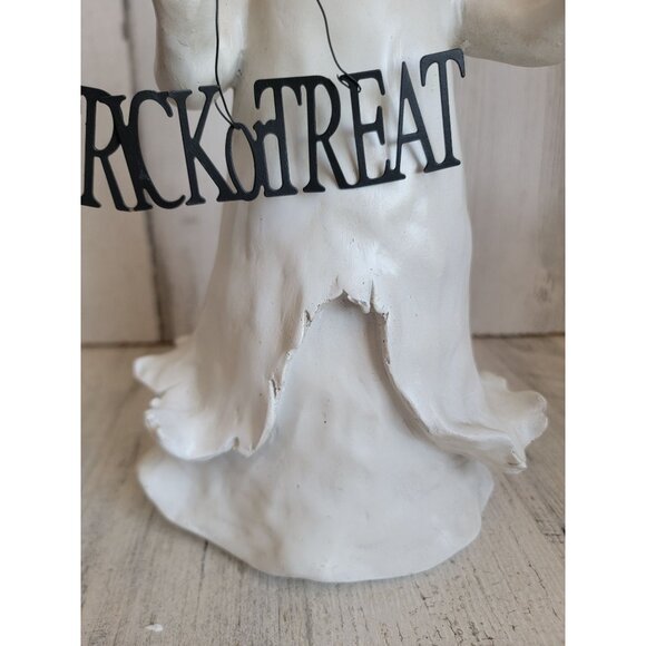 Kirkland rustic trick or treat AS IS ghost‎ Halloween figure Xmas Decor - Picture 2 of 9